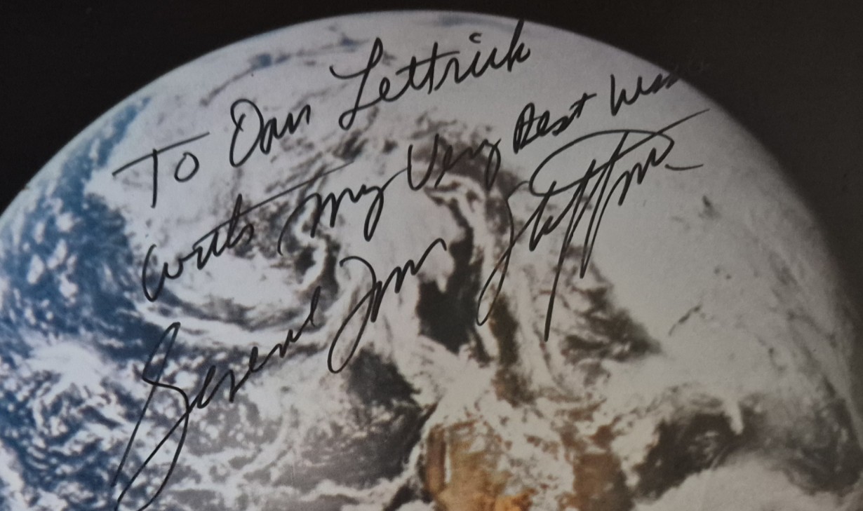 Astronaut Thomas P. Stafford – 8" x 10" Signed NASA EarthPhoto with COA