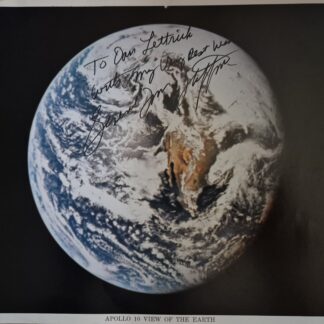 Astronaut Thomas P. Stafford – 8" x 10" Signed NASA EarthPhoto with COA