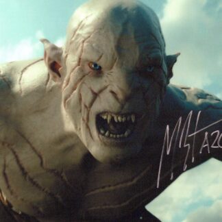 Manu Bennett as Azog in The Hobbit - signed 10"x8" photo with COA