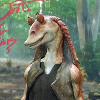Ahmed Best as Jar Jar Binks in Star Wars - signed 10"x8" photo with COA