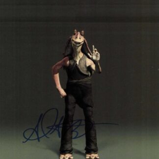 Ahmed Best as Jar Jar Binks in Star Wars – signed 10"x8" photo with Piece of the Past COA